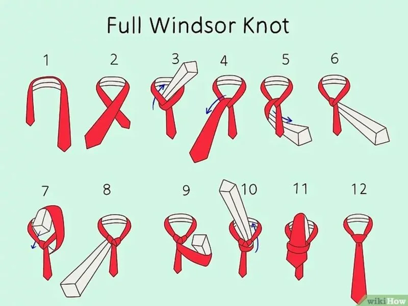 Учимся красиво завязывать галстук: пошаговое фото. Как правильно завязать галстук: пошаговая фото-инструкция Развязанный галстук на шее